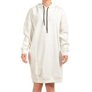 Scuderia Ferrari Women's White Long Sleeve Sweater Dress US S IT 40